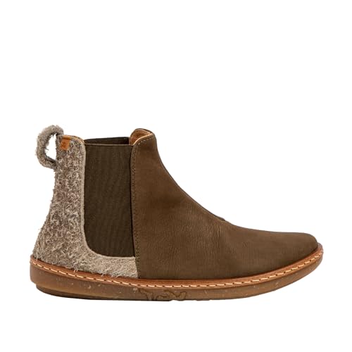 Botte Oxford El Naturalista N5310 Coral en cuir taupe de qualité supérieure