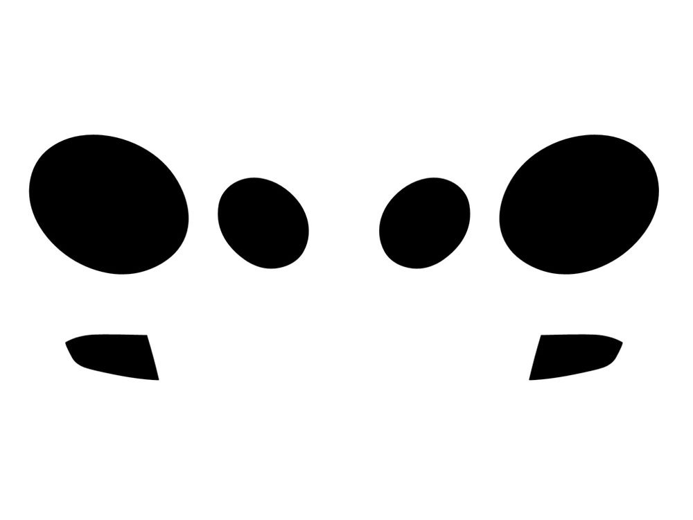 Rvinyl Headlight Tint Covers Compatible with Mercedes-Benz E-Class 2000-2002 (Sedan) - Matte Smoke