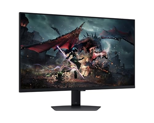 SAMSUNG Odyssey G50D, 32-Inch Fast IPS, 2K QHD (2560 x 1440), Refresh Rate 180Hz & Response Time 1ms(GTG) Gaming Computer Monitor, AMD FreeSync, G-Sync Compatible