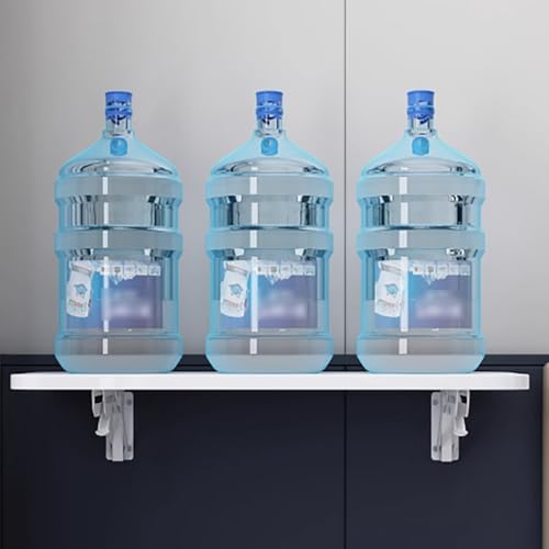 Mesa Abatible De Pared, Escritorio Flotante De Madera Para Espacios Pequeños, Mesa De Comedor De Hojas Abatibles Para Cocina, Mesa De Lavandería Plegable Con Soportes Resistentes(Black,80x30cm/32x12in - imagen 3