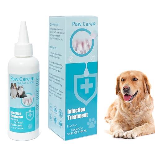 Project wine Dog Paw Cleaner Paw Cleaner for Dogs Dog Licking Paws Treatment 3.4oz Dog Paw Cleaning Solution Dog Foot Cleaner No Rinse Pet Toes Drops Safe Cat Cleanser Care for Cleaning Grooming