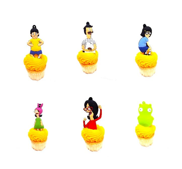 Burgers Cake Topper Featuring Bob and Linda Belcher (Unique Design)