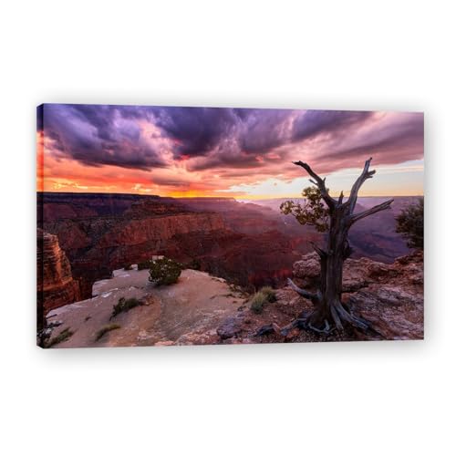 Impression sur toile nature grand canyon tableau moderne pour salon et bureau zen