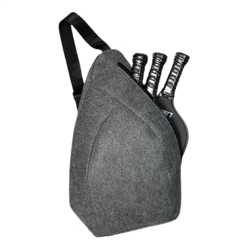 Funda protectora para raqueta de tenis – Bolsa ligera acolchada con correa de hombro ajustable, bolsa para pickleball Essentials, apta para 2 raquetas y 4 pelotas, con bolsillo frontal, Za