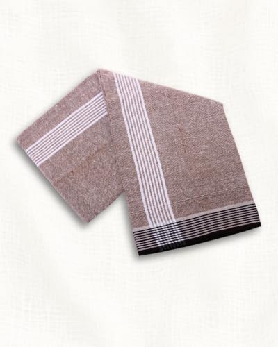 Image of Self Design Blended Solid cotton lungi for men | Daily Wear, Home Wear & Relaxation | 2 Meter | Unstitched