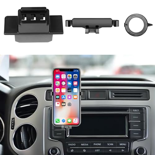 TTCR-II Compatible avec Support de Téléphone Voiture Volkswagen Tiguan I 2008-2016 / Polo V 6C 2014-2017 / Golf Sportsvan 2016-2018,Support Phone Rotatif à...
