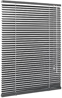 Ventanara Żaluzja aluminiowa, niebieska, wraz z materiałem montażowym do montażu z wierceniem lub bez wiercenia, 60 x 160 cm