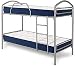 HOGAR24 ES Litera Metálica + 2 Colchones Viscoelásticos Viscorelax, 90x190