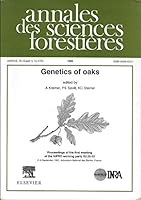 Annales des Sciences Forestières: 1993; Volume 50 (Supplement 1): Genetics of Oaks: Proceedings of the First Meeting of the First Meeting of the IUFRO Working Party S2.02-22; 2-6 September 1991 B08Z36L7V3 Book Cover