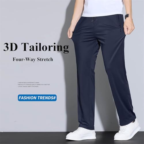 Meshirons - Ice Silk Panel Casual Pants, Linochic Mesh Irons Summer Ice Silk Stretchypants2