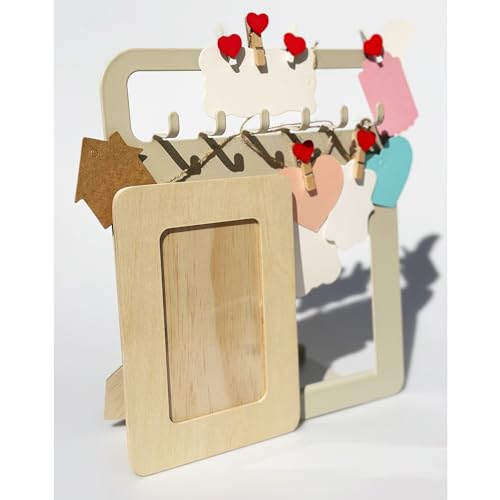 LWR CRAFTS Wooden DIY Photo Frame 4" x 6" Pack of 2 by LWR CRAFTS - Used condition - Image 7