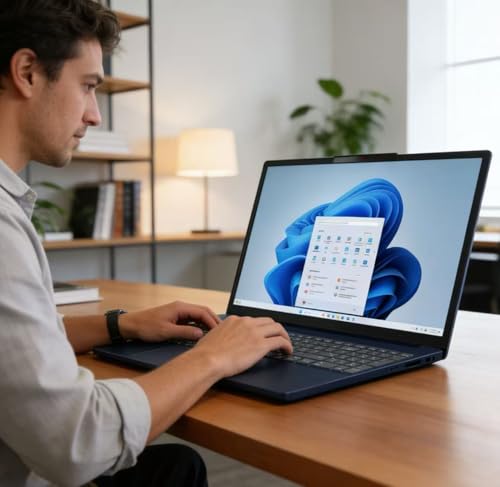 Image of Lenovo IdeaPad Slim 3 15.3 inch WUXGA Touchscreen Business Laptop | Intel Core 5 210H CPU (8 Cores, Up to 4.8Ghz) | 24GB DDR5 RAM, 1TB SSD | Backlit KB | Web Microsoft 365 | WiFi 6, 1080P Web Cam