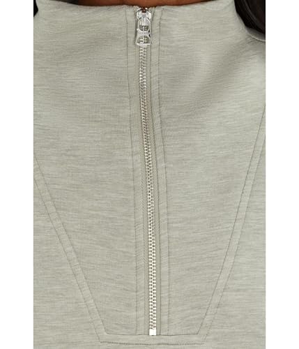 Image of Varley, Women's, Hawley 1 /2 Zip Sweat, Shadow Marl, X-Small