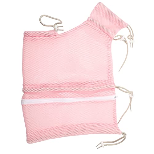 GANAZONO 猫用沐浴袋 通気性メッシュ可能な猫シャンプー袋 防傷仕様の猫美