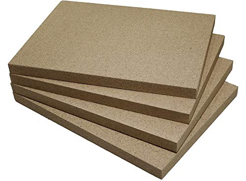 Lamiera vermiculite SENDEO Spessore 25 mm, 400 x 300 mm, 4 pezzi)