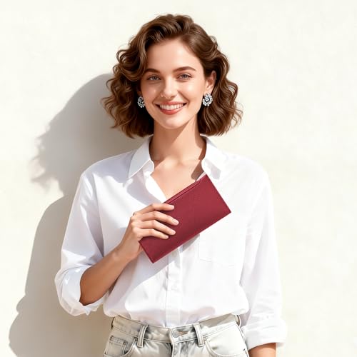 Image of Tipmile Slim Wallet for Women, RFID Blocking Credit Card Holder