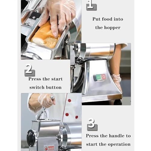 Rallador Eléctrico Comercial para Queso 550W miniatura 4