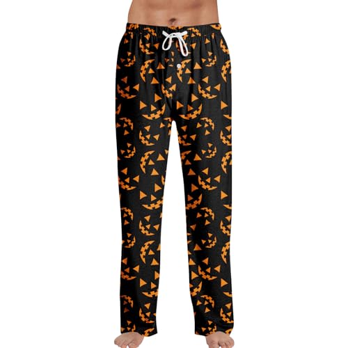 Halloween Pajama Pants Men's Sleepwear Lounge Pajama Bottoms Drawstring Sleep Pants