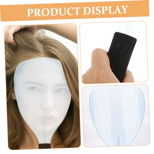 Healeved 2 piezas protector facial para salón de cabello miniatura 3