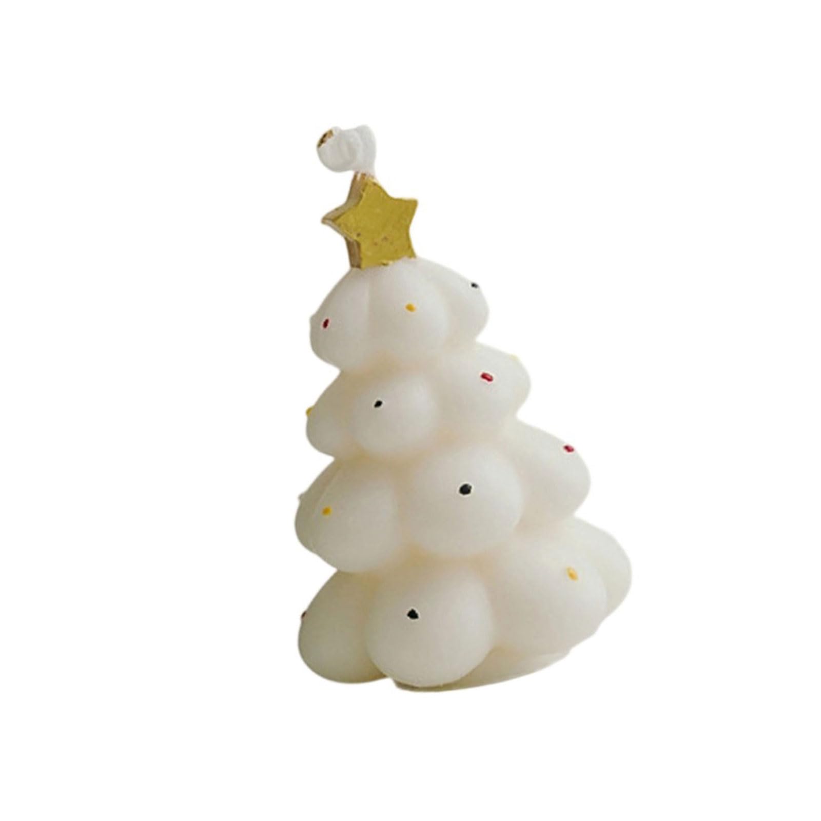 YWLUUOO Hand-Poured Pine Scented Soy Wax Christmas Tree Décor for Holiday Gifting & Home Ambiance Christmas Tree