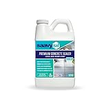 Silane Siloxane Penetrating Concrete Sealer - 64 oz Makes 1 Gallon - Water-Based Waterproof Protection for Indoor/Outdoor Concrete, Masonry, Brick, Pavers & Stone - Clear Finish