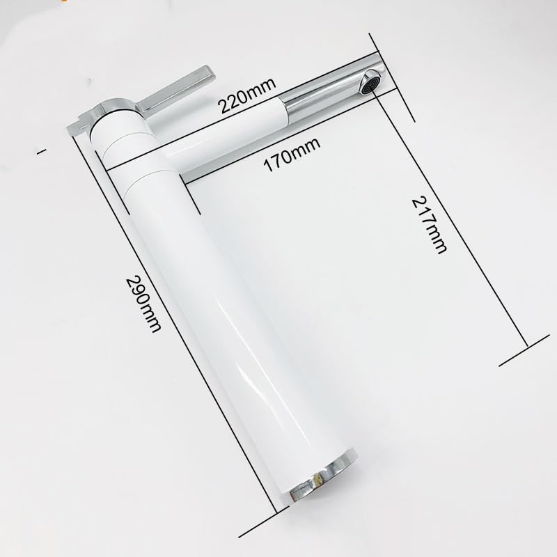 Grifo para fregadero giratorio de latón con caño alto gourmet 5