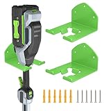 Power Tool Organizer Wall Mount, Lawn Tool Storage Rack for Weed Eater, Trimmer Rack for E.GO Power+ String Trimmer, Battery Powered 2 Pack