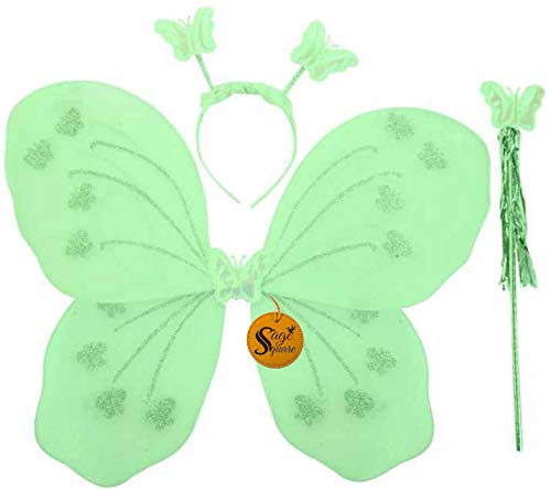 See full amazon price history chart for Sage Square Fairy Butterfly Wings Costume for Baby Girl, Green Sage Square Fairy Butterfly Wings Costume for Baby Girl, Green (B08KXRPW52) Amazon Price History, Amazon Price Tracker