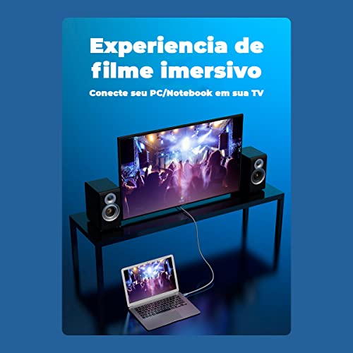 Cabo HDMI 2.1 Fullhd 4K 8K Gamer Video Game Pc 3m Vention