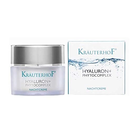 Kräuterhof® Hyaluron Phytokomplex Nachtcreme, Gesicht, Anti Aging, 50 ml