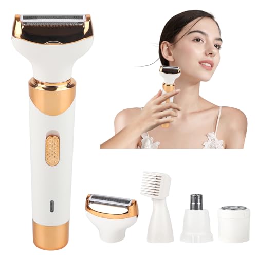 Electric Razor for Womens Men,Cordless Ladies Electric Shaver,4 in 1 ...