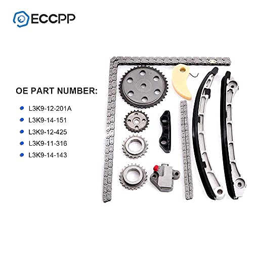 Eccpp Timing Chain Kit For Mazda 36Cx-7 2.3L 2.5L L3K9-14-143 #TOP1