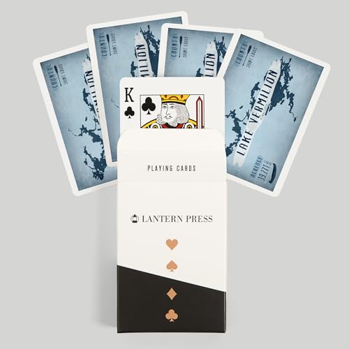 Baraja de naipes Poker Lake Vermilion 52 cartas miniatura 6