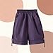 Kids Summer Loose Thin Cargo Shorts Casual Elastic Waist Workwear Bermuda Shorts with Pockets for 2-15 Years