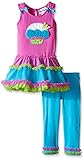 Rare Editions Big Girls' Cupcake Applique Tutu Legging Set