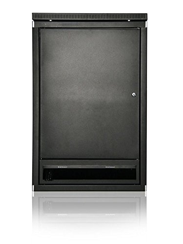 SILENCE RACK - Armario para servidores (15 U, 600 x 800 mm), color negro