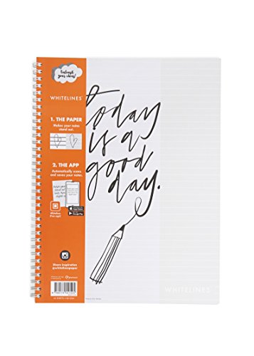 Whitelines WL100 Link A4 Lined Notebook, 80g Paper, 60 Sheets FSC (Cover may look different)