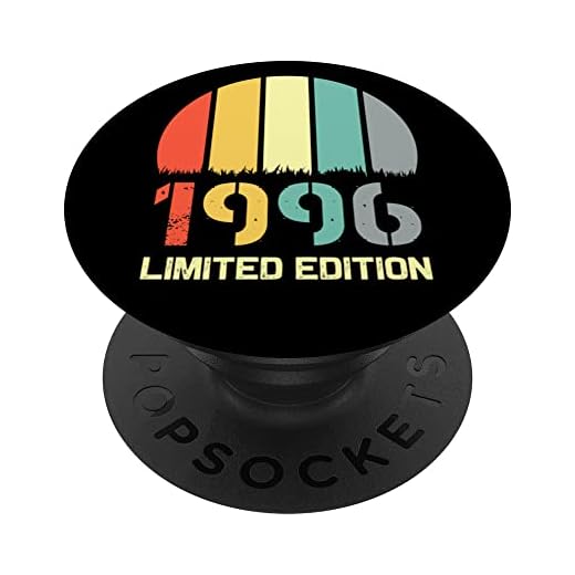 Born In 1996 Edición Limitada 1996 Cumpleaños Popsocket 1996 PopSockets PopGrip Intercambiable