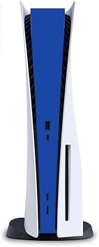 Centre Sticker for PS5 Slim Side Middle Strip Sticker Centre Middle Decal Skin Cover blue2