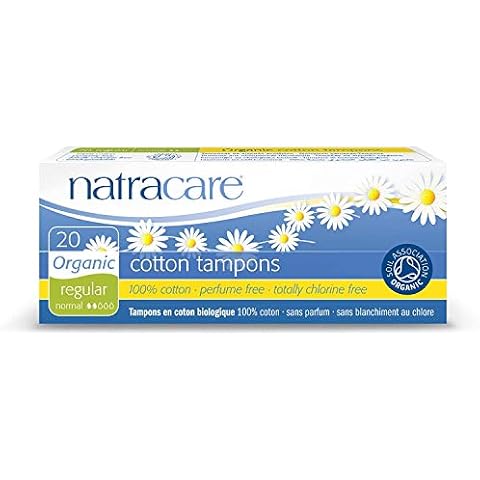 Natrcare Tampons Non-Applicator Regular 20 Ct, Set of 4 Cover