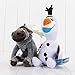 2 Piezas 16Cm / 20Cm Películas Congeladas Salamandra Sven Olaf Muñeca De Peluche De Juguete Muñeco De Nieve Reno Fuego Lagarto Camaleón De Peluche Suave Juguete De Felpa Regalo para Niños