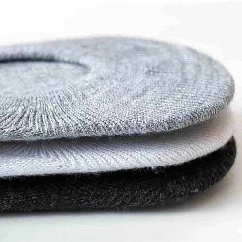 Image of No Show Socks Womens and Men Anti-slid Athletic Low Cut Ankle Short Running Novelty Casual Invisible Liner Socks (A 6 Pairs(2 Black, 2 Gray, 2 White))