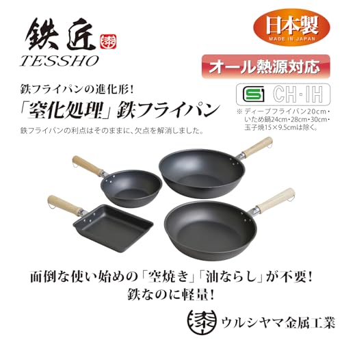 Sartén Wok Urushiyama Metal 24 cm Compatible Inducción miniatura 2