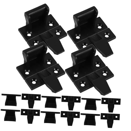 LIFKOME 10 Sets Slides and Stops for Cabinets Wardrobe and Dressers Easy Installation Guide for Secure and Stable Furniture Connections