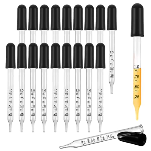 Eye Dropper for Essential Oils 20 PCS - Pipettes Dropper