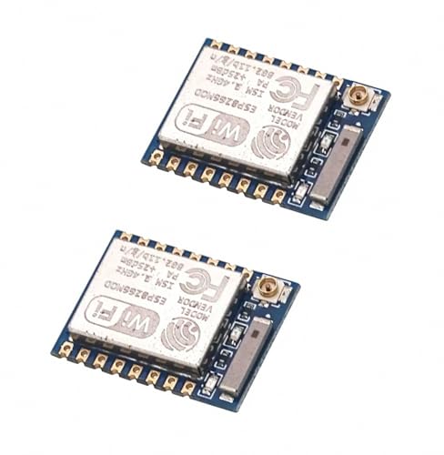 PAMEENCOS 2 pcs ESP8266 ESP-07 Remote Serial Port WiFi Transceiver Wireless Module AP+STA-