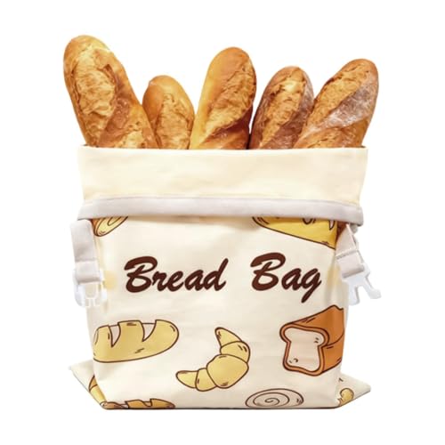 Bolsa de pan reutilizable ideal para organizar la cocina y cafetería 2