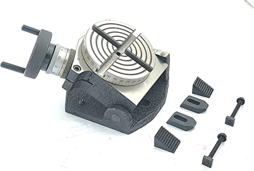 Fraiseuse de table rotative 100 mm inclinable pour éliminer les erreurs d'angle