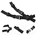 Kisangel Quick Release Harness Thicker Wider Chest Straps Accordion Fastening Belt for Backpack Instrument Chest Belt