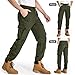 Men's BDU Casual Military Pants, Tactical Wild Army Combat ACU Rip Stop Camo Cargo Work Pants Trousers with 8 Pockets #7533 Army Green 36